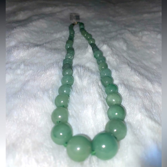 New Bridge Cultured Pearl Jade 14KT Necklace